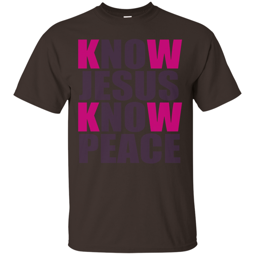 Know (no) Jesus Know (no) Peace Christian Gift T-shirt