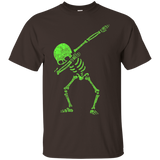 Sketelon Dabbin Neon Glow Color Women Men T Shirt_black=