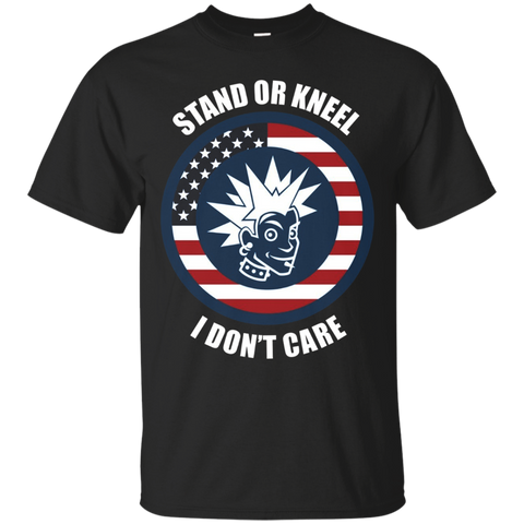 Stand For The Flag, Kneel For The Cross I Don't Care T-shirt_black=