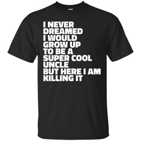 Super Cool Uncle T Shirt - Funny Gift T-Shirt for Uncle_Black