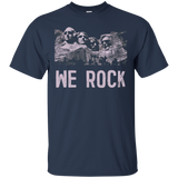 We Rock Mount Rushmore T-Shirt - Presidents Sculpture Tee_Black