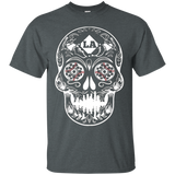 Dia De Los Muertos Sugar Skull La Los Angeles Tee Shirt_black