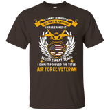 Air Force Veteran T-shirt. Legend T-shirt For Veteran_black