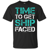 Time To Get Ship Faced Shirt - Cruise Ship T-Shirt_Black