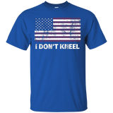 I Don't Kneel American Flag Patriotic Usa T-shirt_black=