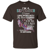I'm September Woman T-shirt, Colorful Coolest Bday Gift 2017