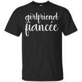 Women's Girlfriend Fiancee T shirt_Black