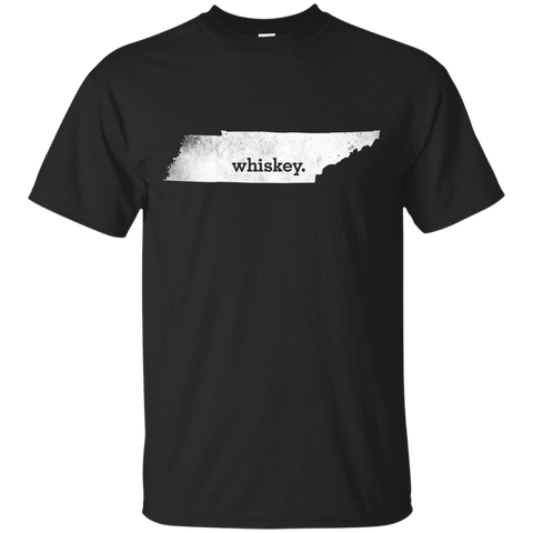 Tennessee Whiskey State Throwback Vintage Tshirt_Black