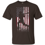 American Flag Baseball Shirt_black