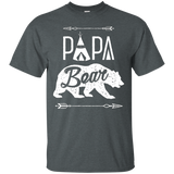 Papa Bear Mama Bear T-shirt - Funny Camping shirt_Black