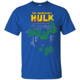 The Incredible Hulk Retro Comic Book Stamp Logo T-Shirt_Black