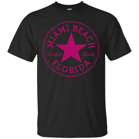 MIAMI BEACH - FLORIDA United States USA T-Shirt Relaxed Fit_Black
