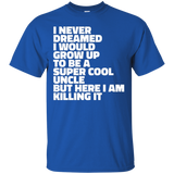 Super Cool Uncle T Shirt - Funny Gift T-Shirt for Uncle_Black