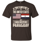 Paraguay lovers in usa shirt_Black