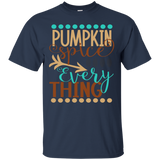 Pumpkin Spice Everything Coffee Shirt Funny Autumn Latte Mom_Black