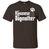 Womens Havanese Dog Mom T-shirt_black=