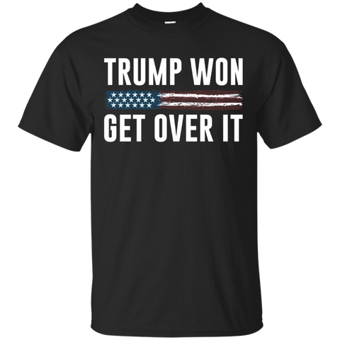 Trump Won - Get Over It - T-shirt_black=