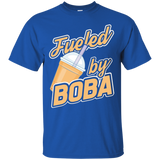 Cute Funny Fueled By Boba Bubble Tea T-shirt_black