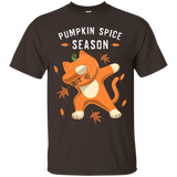 Dabbing Pumpkin Cat Shirt Pumpkin Spice Shirt For Women_black