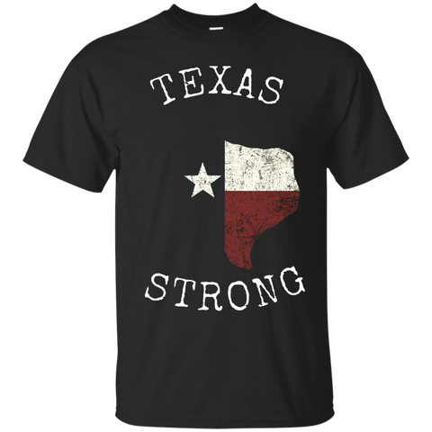 Texas Strong Support for Texas Hurricane Harvey T-Shirt_Black