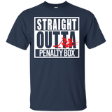 Straight Outta Penalty Box T-shirt Cool Hockey Boy Girl Gift=