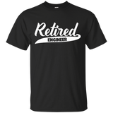 Retired Engineer Retirement Gift T-shirt_black=