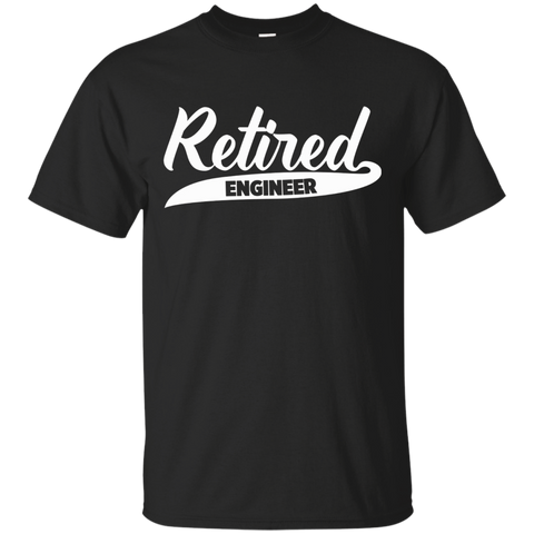 Retired Engineer Retirement Gift T-shirt_black=