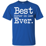 Women's Sister-in-law Gift - Best Sister-in-law Ever Shirt_Black