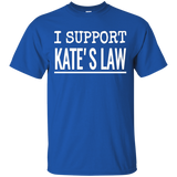 I Support Kate's Law- No Sanctuary City T-shirt_black=