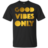 Good Vibes Only Reggae Rasta T Shirt Peace One Love Tee_black