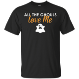 All The Ghouls Love Me T Shirt Funny Halloween Tee_black