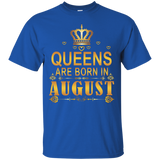 Queens Are Born In August TShirt_Black