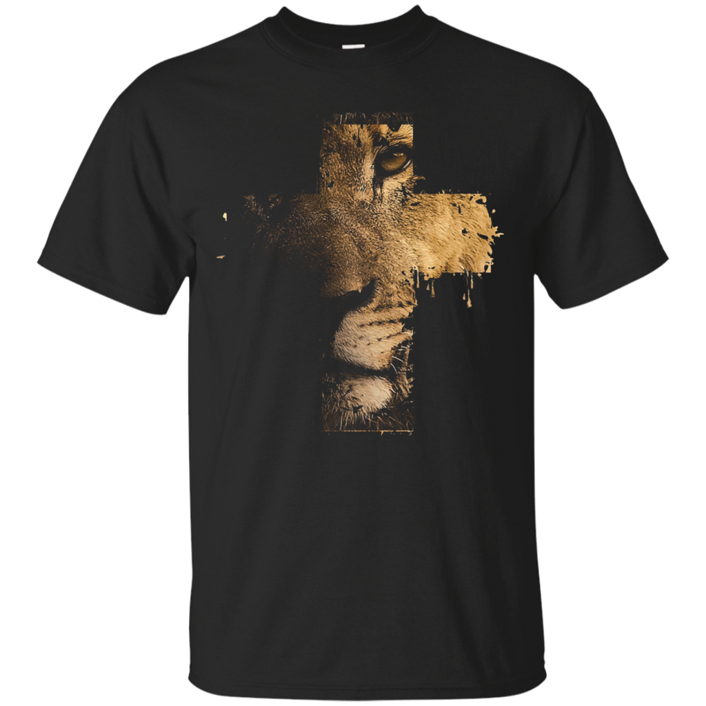 Lion Cross Christian Faith T Shirt