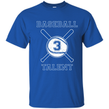 3 Year Old Baseball Birthday T-shirt - Cute Kids Tee_navy=