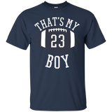 Thats My Boy Tshirt #23 Football Shirt For Mom and Dad_Black