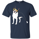 Patriotic Boston Terrier American Flag 4th of July Shirt_Black