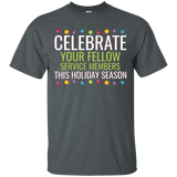 Celebrate Your Service Members This Holiday Season T-shirt_black