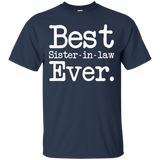 Women's Sister-in-law Gift - Best Sister-in-law Ever Shirt_Black