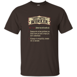 Sheet Metal Worker Sarcastic Dictionary T-Shirt_Black