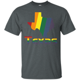 Texas LGBT Pride Gay Homosexual Lesbian Proud T-Shirt_Black