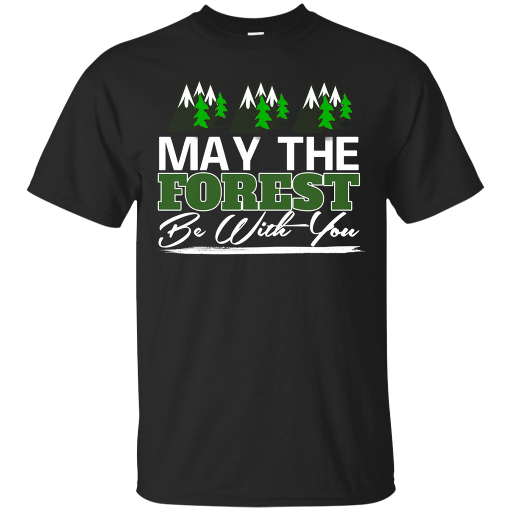 Nature T Shirt - May The Forest Be With You_Black