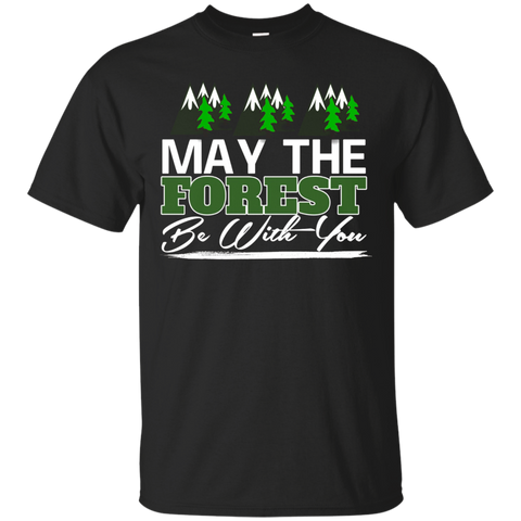 Nature T Shirt - May The Forest Be With You_Black