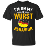 I'm On My Wurst Behavior German T-shirt Oktoberfest Festival