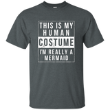 I'm Really A Mermaid Costume Halloween Shirt Funny