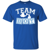 TEAM BOY Baby Shower Gender Reveal Shirt_Black