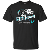 It's My Birthday I'm Turning 12 T-shirt 12th Astronaut Kids