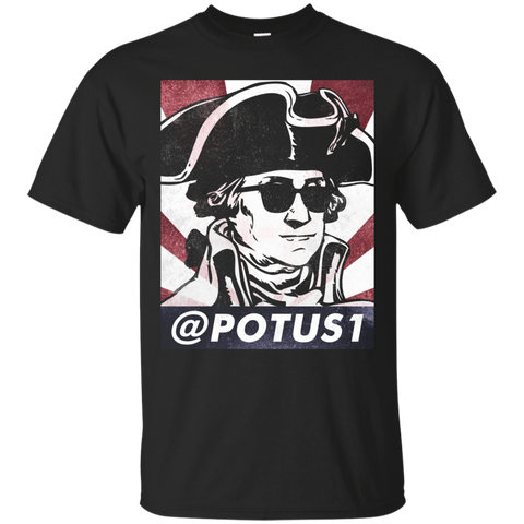 @potus1 First President Of The Usa George Washington T-shirt_black=