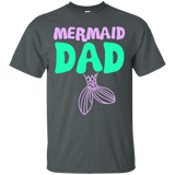 Mermaid Dad T-Shirt_Black