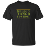 Military Whiskey Tango Foxtrot WTF T Shirt_Black