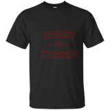 Detroit Vs Everyone T-shirt Funny Michigan Gift Shirt_navy